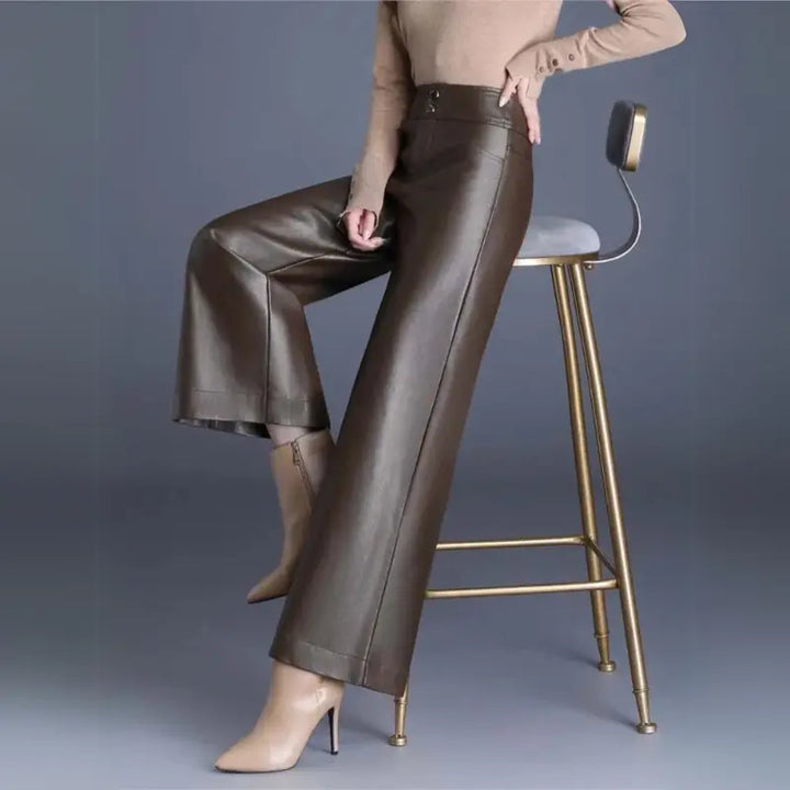 Vetra Vegan Leather Pants