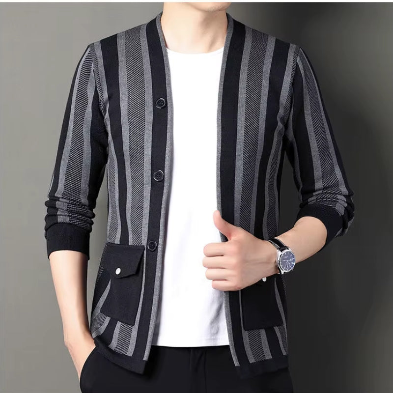 Dapper Stripe Cardigan