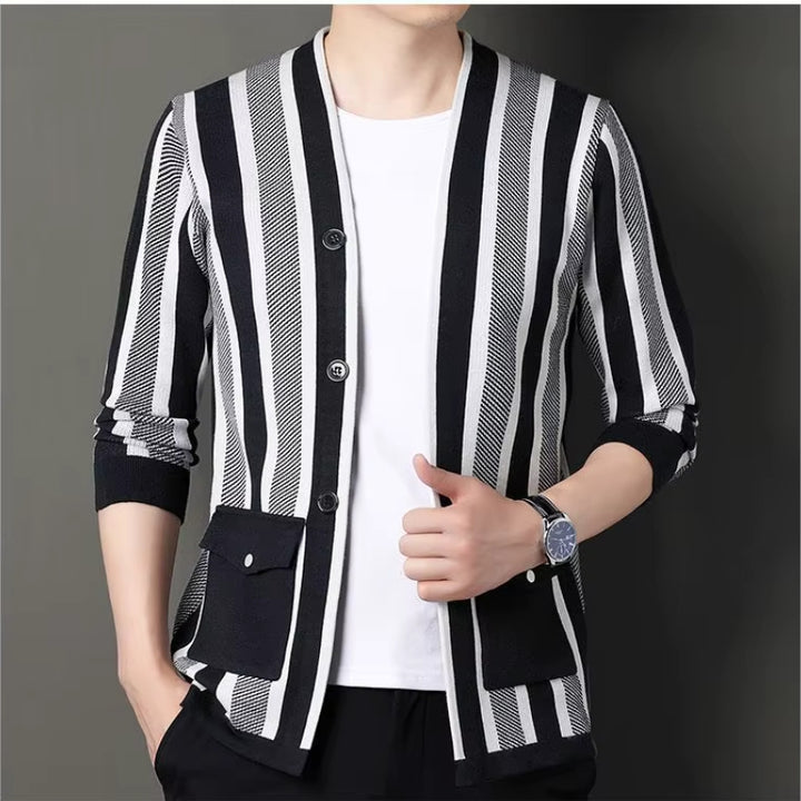 Dapper Stripe Cardigan