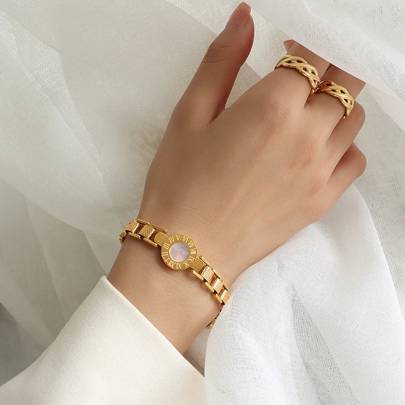 Eterna Roman Charm Bracelet