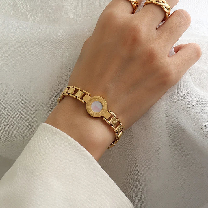 Eterna Roman Charm Bracelet