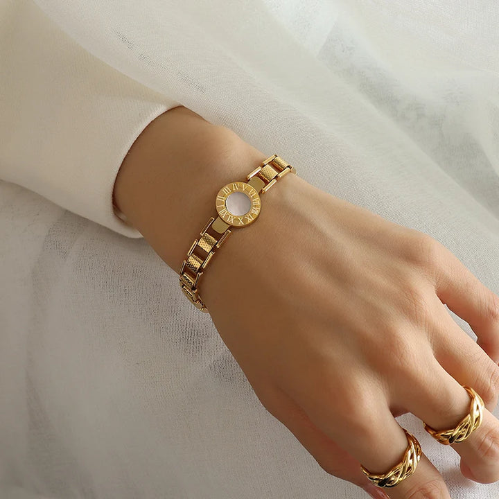 Eterna Roman Charm Bracelet