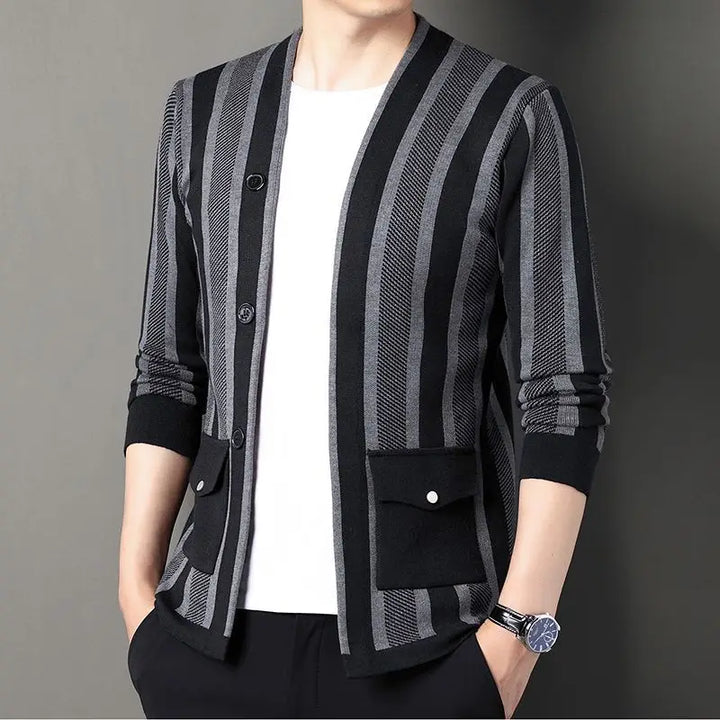 Dapper Stripe Cardigan