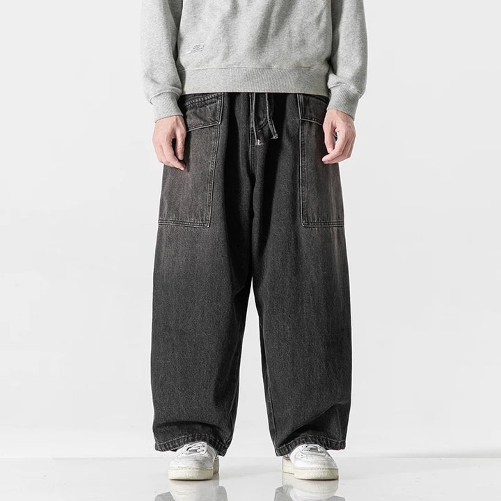 Vintage Baggy Denim Trousers