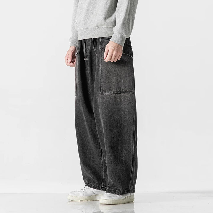 Vintage Baggy Denim Trousers