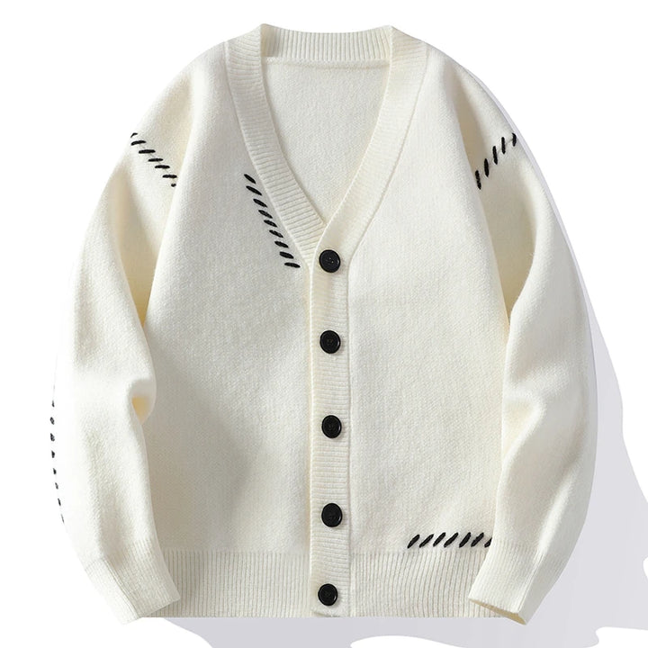 Henry Patchwork Knitted Cardigan