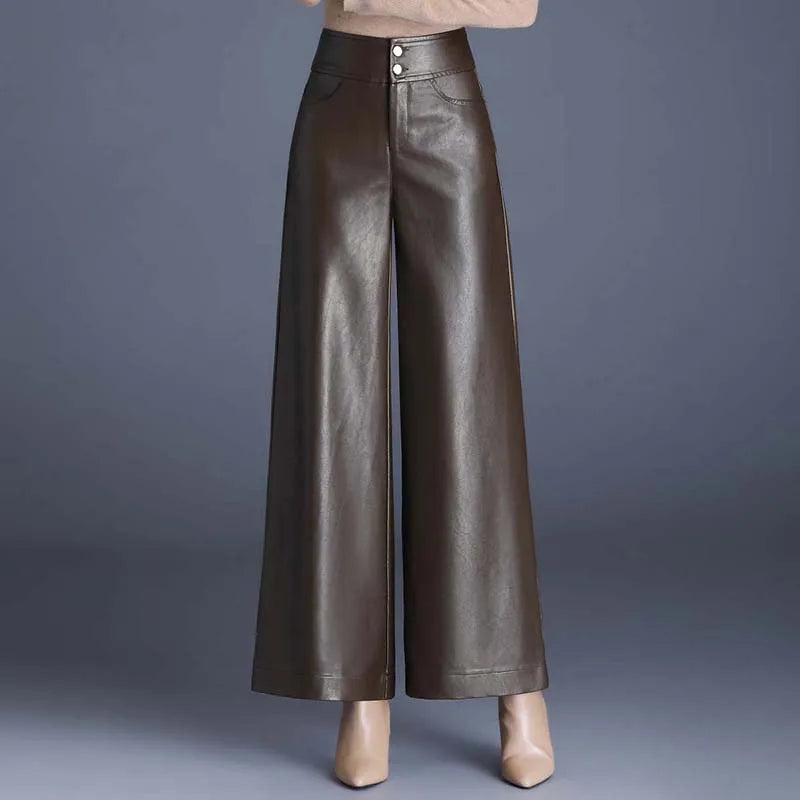 Vetra Vegan Leather Pants