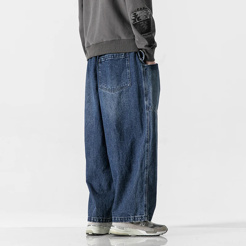 Vintage Baggy Denim Trousers