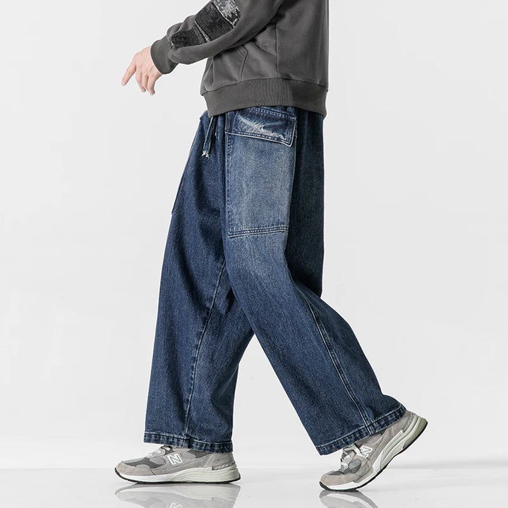 Vintage Baggy Denim Trousers