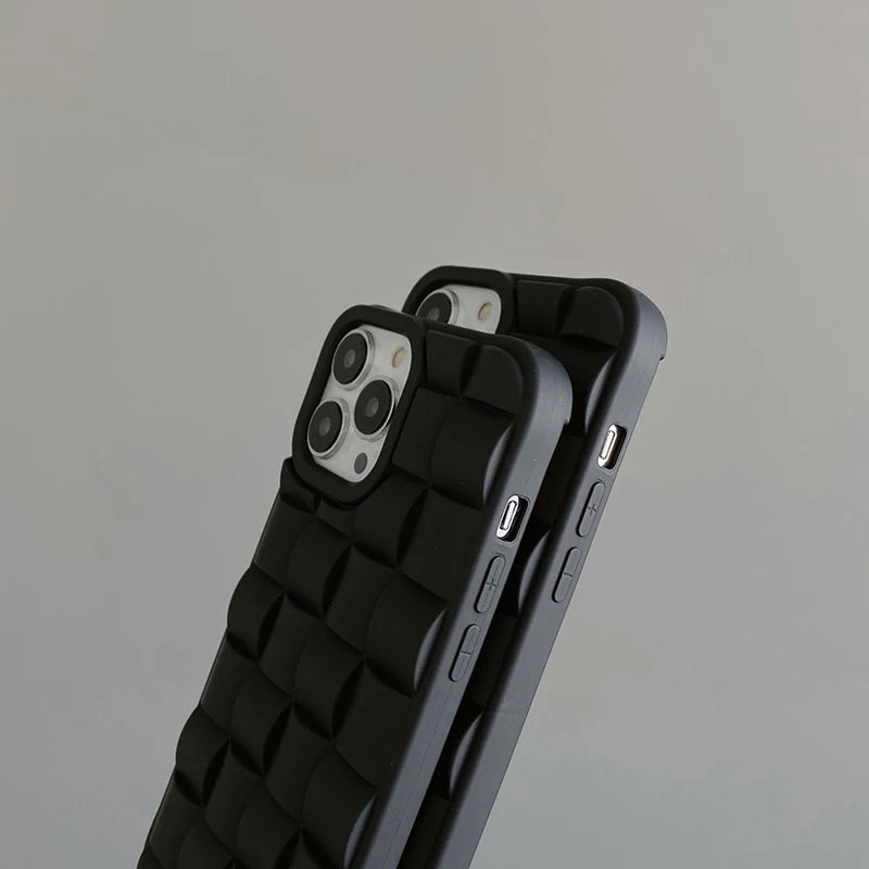 3D Cube Shield Phone Case