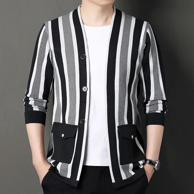 Dapper Stripe Cardigan