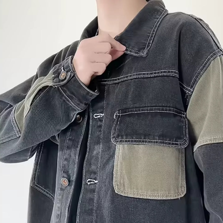 Asymmetry Denim Jacket