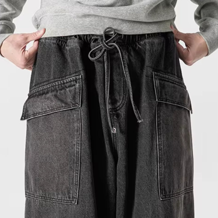 Vintage Baggy Denim Trousers