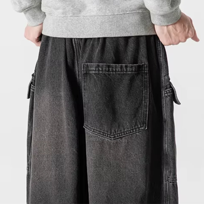 Vintage Baggy Denim Trousers